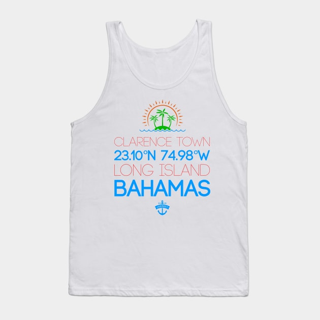 Clarence Town, Bahamas Tank Top by funfun